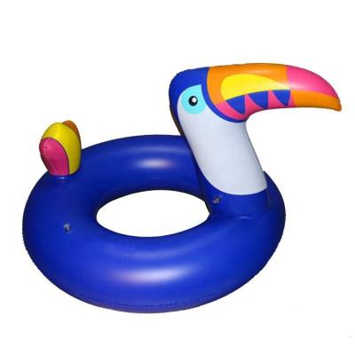 China Newest Style Water Entertainment Blue Narrow Bird Inflatable Water Pool Float Toys Popular With Kids And Adults for sale