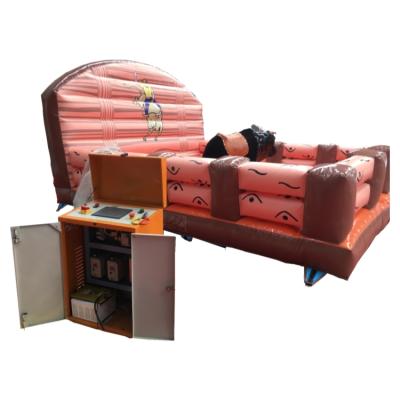 China Outdoor Entertainment Inflatable Bullfighting Machine With Inflatable Mattress Inflatable Interactive Sports Games for sale