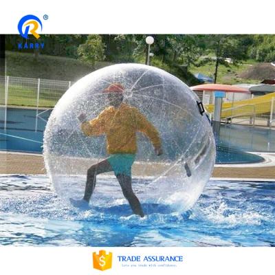 China Inflatable Toy 6ft Clear Inflatable Water Zorb Ball Walking Inflatable Rolling Ball For Adults for sale