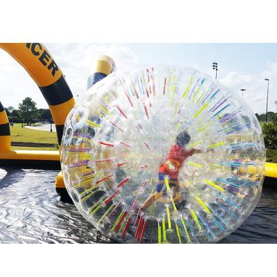 China TPU/PVC inflatable toy kids inflatable human size zorb ball for rolling with air pump/water zorb ball for sale for sale