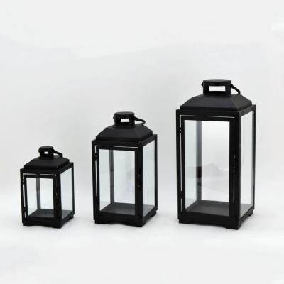 China Handmade Home Decoration Home Decorative Outdoor Garden Black Color For Candle for sale