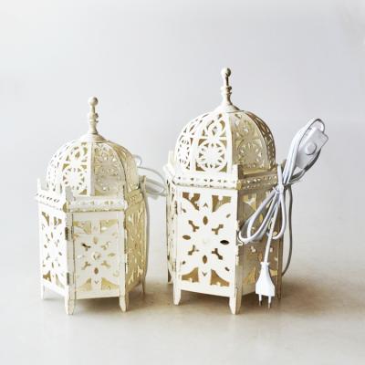 China Latest Hexagon Classic Home Decoration Cheap Wholesale Moroccan Metal Lanterns for sale