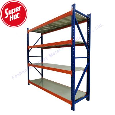 China Corrosion protection heavy duty metal steel gondola, stacking pallet racking, storage units shelf, warehouse rack for sale