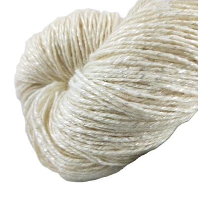 China Good Quality Undyed Wool Blended Tencel Carpet Yarn Anti-Static Ring Dyed Ring TURNED 50%wool 50% Tencel or custom multiple color wool tencel yarn for sale