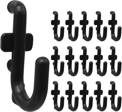 China Retail Industry Pegboard Hooks E835209-100 PK J Style Plastic Small Wall Hook for sale