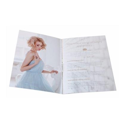 China paper & Wholesale Full Color Cardboard Custom Folded A7 Booklet Printing Services for sale