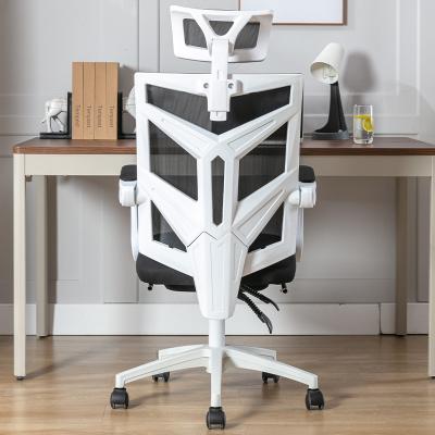 China YUNQI 51888 Adjustable Modern Executive Chair Furniture Chair White Black Director Chair (Height) 2023 for sale