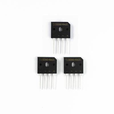 China Power Supply 15A Gbu1508 Bridge Rectifier Diode Supplier With T15KB80 Silicon Bridge Rectifier Diode for sale