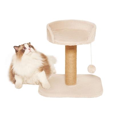 China High Density Tree Cat Scratching Post Cat Scratcher Rack Cat Scratching Sisal Tree Wholesale Viable Pet for sale