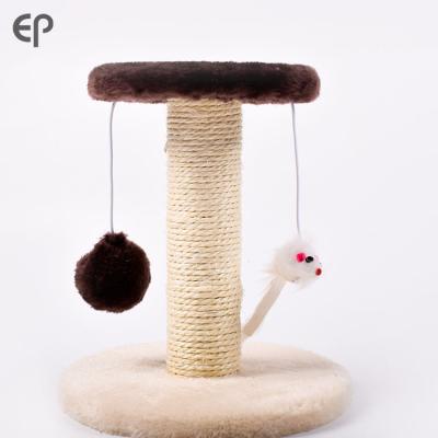 China China Manufacture 2022 Hot Sustainable Sisal Tree Unique Cute Cat Tree Furniture Small Cat Tree for sale