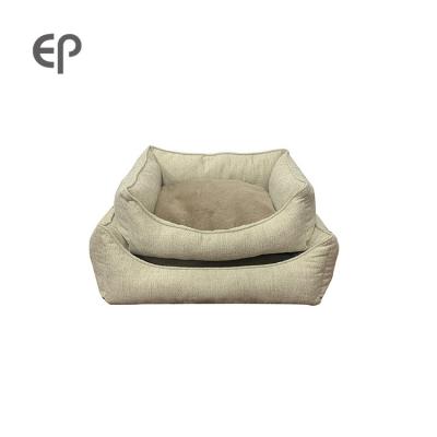 China High Quality Breathable Heated Pet Bed Cat Beds With Plush Cat Bed Pet Kitten House Cat Cushion for sale