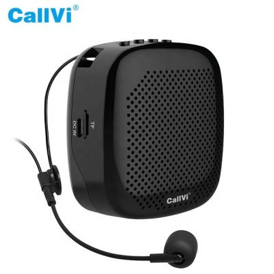 China ABS Plastic Material Callvi F1 Mini Portable BT Mp3 Speaker Amplifier Voice Teaching Amplifier for sale