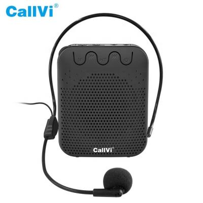 China 40-50m Callvi V-307 Portable Voice Amplifier With Mini Lapel Lavalier Tie Clip Microphone for sale