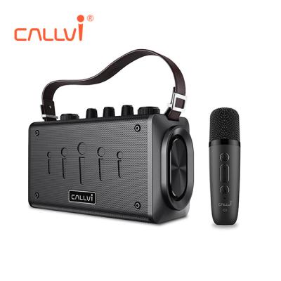 China Classroom NEW Callvi W7 Mini Portable Wireless UHF Karaoke Amplifier Music Player Speaker with USB TF MIC AUX Port. for sale