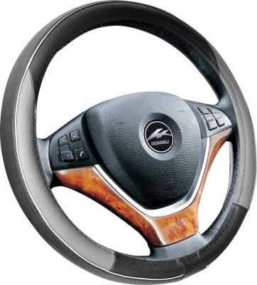 China Luxury Leather Universal Car Steering Wheel Cover Device Fashion Design Ew Wheel Cover Black for sale