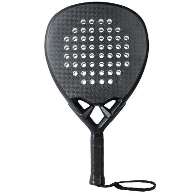 China Ama Sport P90 12K Carbon Padel Racket Ama Sport P90 12K Visible Cross Sandy Surface White EVA Premium Padel Racket for sale