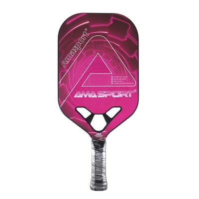 China Full Carbon USAPA Approved Edgeless Carbon Fiber Paddle Professional PP Honeycomb Core Custom Pickleball Pickleball Racket for sale