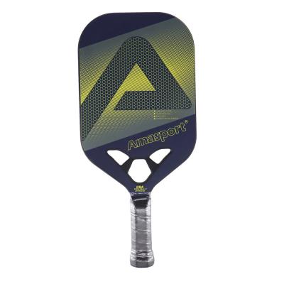 China Professional Custom Oval Edgeless Professional Carbon Pickleball Paddle Technology Injected Carbon Fiber Foam Factory Price for sale