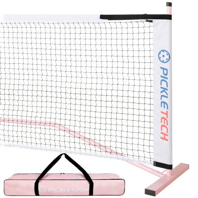 China Durable 600D Oxford Cloth Frame Portable Pickleball Net System Regular Mental Outdoor Indoor For All Weather Condition for sale