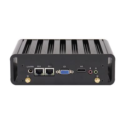 China For Business WANLAN Mini PC 4K UHD i7 6th Generation 6500U 2LAN 2COM Ports DDR4 4GB 8GB 16GB RAM High Quality SSD 128GB 256GB 512GB for sale