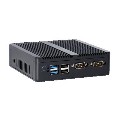 China For Business J1900 Dual Lan Aluminum Alloy Case Mini Pc Fanless Compact Mini Pc Core Fanless for sale