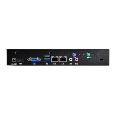 China For Business WANLAN Linux mini PC network card four COM dual ports fan less minipc support wifi module hot sale in Europe market for sale