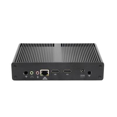 China Mini PC j2900 2.4GHz 8GB RAM 64GB Pentium LAPTOP WANLAN SSD LAN Dual HD Video Output Support Auto Power On Good For Digital Signage for sale