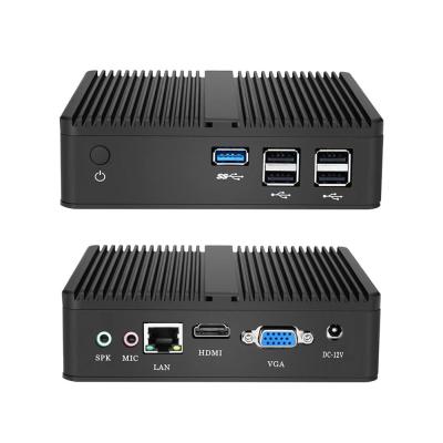 China For Humidity Wifi Dual Band Condensationless Business Aluminum Fanless Mini Pc for sale