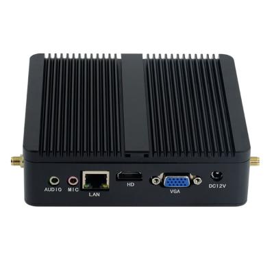 China For Business Support N2840 The New Mini Pc Aluminum Alloy Fanless Mini Pc Wifi Material for sale