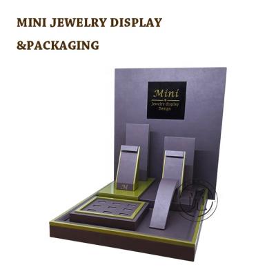 China OEM+ODM+Wholesale Gorgeous Necklace Bust Stand Display With Backboard Jewelry Display Sets for sale