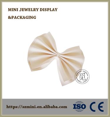 China OEM+ODM+Wholesale PU Leather Bowknot Decorate For Ring Display for sale