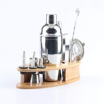 China Viable Factory Direct Cocktail Shaker Set Metal Ribbon Bartender Bartender Set Mixologist for sale