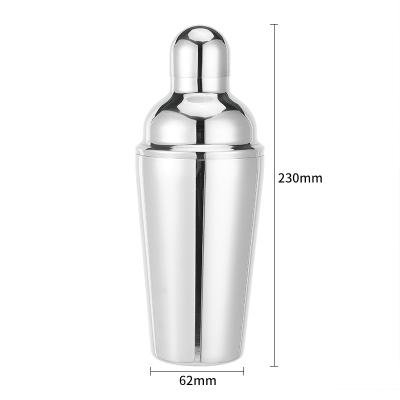 China Viable Factory Direct Bar 600ml Stainless Steel Cocktail Shaker Bar Tools Kit for sale