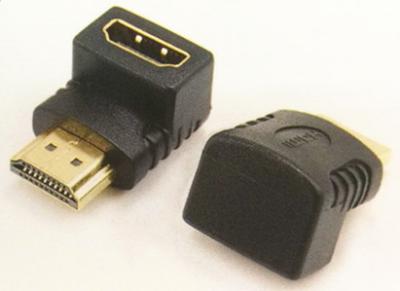 China 90 Degree HDMI Converter Adapter , Hdmi Male To Hdmi Female Adapter Easy Operate for sale