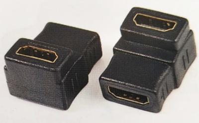 China HDMI Female To Hdmi Female Converter Adapter, 90 degree angle type for sale