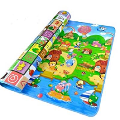 China Wholesale Custom Portable Outdoor RUBBER Baby Crawling Mat Large Play Mat for Kids for sale