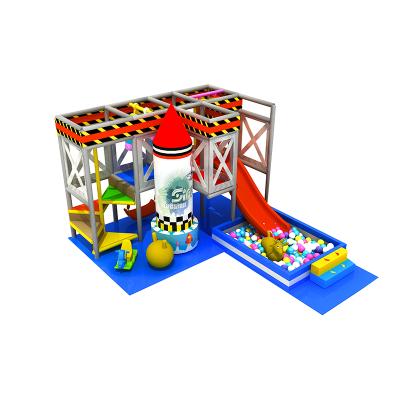 China Eco - Friendly Galvanize Pipe Preschool Education Indoor Soft Play Equipment Small Playground for sale