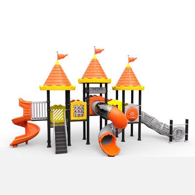 China Playgrond Multifunctional Outdoor Gym Playground Equipment Custom Kids Play Plastic Combo Slide With Swing for sale