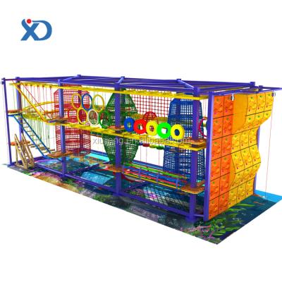 China 4-15 Years New Style Amusement Park Indoor Adventure Rope Course for sale