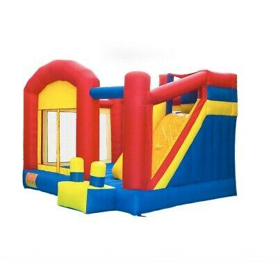 China Plastic Inflatable Playground Bounce House Slide Bouncer Moonwalk Jumper for sale