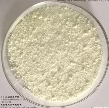 Chine DNBA CAS Number acide nitrobenzoïque 99 acide de 34 3 3 5 Dinitrobenzoic à vendre