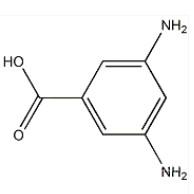 Китай Cas 535-87-5 3 5-Diaminobenzoic кисловочных C7H8N2O2 очищенность 99 продается