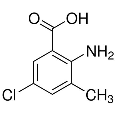 China CAS 20776-67-4, 2-Amino-5-Chloro-3-Methylbenzoic Acid, 98.5%Min, C8H8ClNO2 , Off White To Light Gray Crystalline Powder for sale