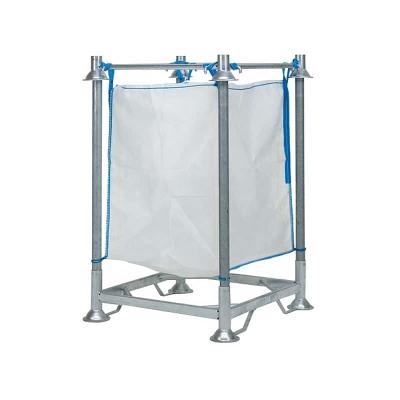 China Durable Big Bag Stacking Rack Top And Base With Anti-Corrosion Standard Zinc-Galvanized Plated Finish for sale