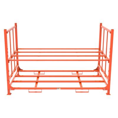 China Durable cheap price portable tire car/suv and truck folding stackable tire pallet warehouse stacking rack for sale