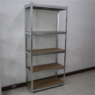 China Durable Warehouse / Garage Storage Galvanized Boltless 5 Tier Storage Shelving Rack (175KG Per Shelf) for sale