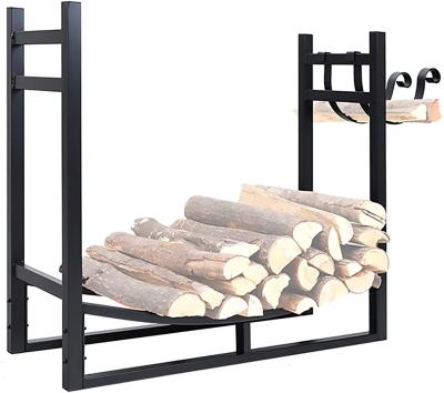 China China Supplier Indoor Outdoor Log Rack With Ignition Rack Firewood Rack Holder 30 Inch for sale