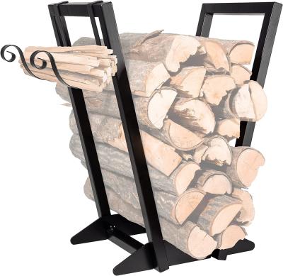 China Professional Fireplace Supply Firewood Rack Storage With Ignition Rack Firewood Rack 18