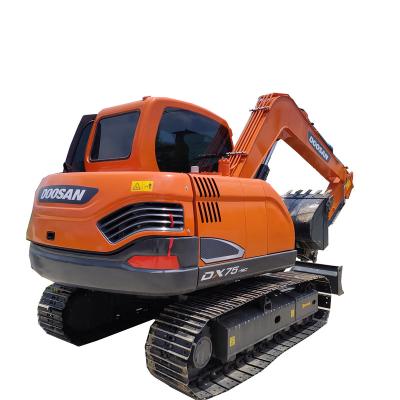 China Dig/grab/crush The DX75 used hydraulic excavator for land excavation is sold at a low price for sale