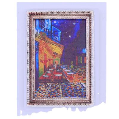 China Durable New Design With 100% Frame Reproduction Of World Famous Fridge Magnet Paintings Resin Decorative Fridge Magnet for sale